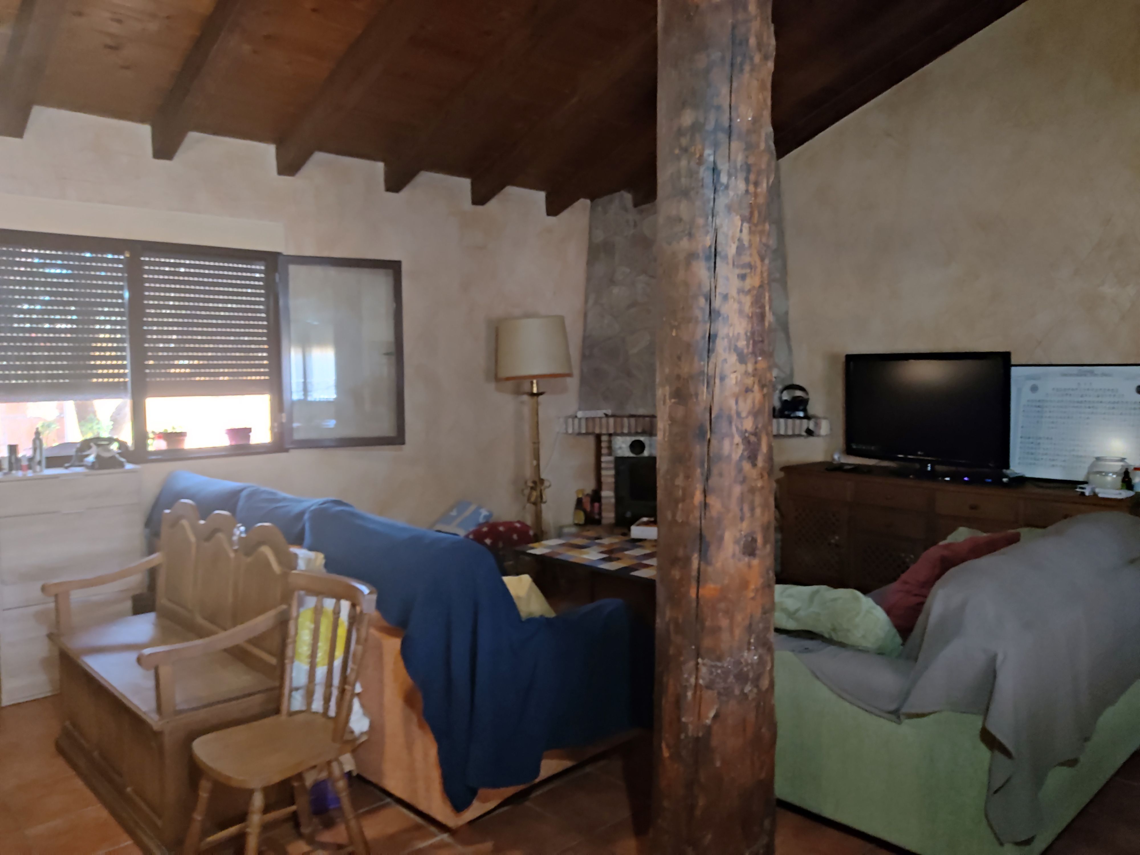 Sala d'estar de Finca rústica en venda en Málaga del Fresno