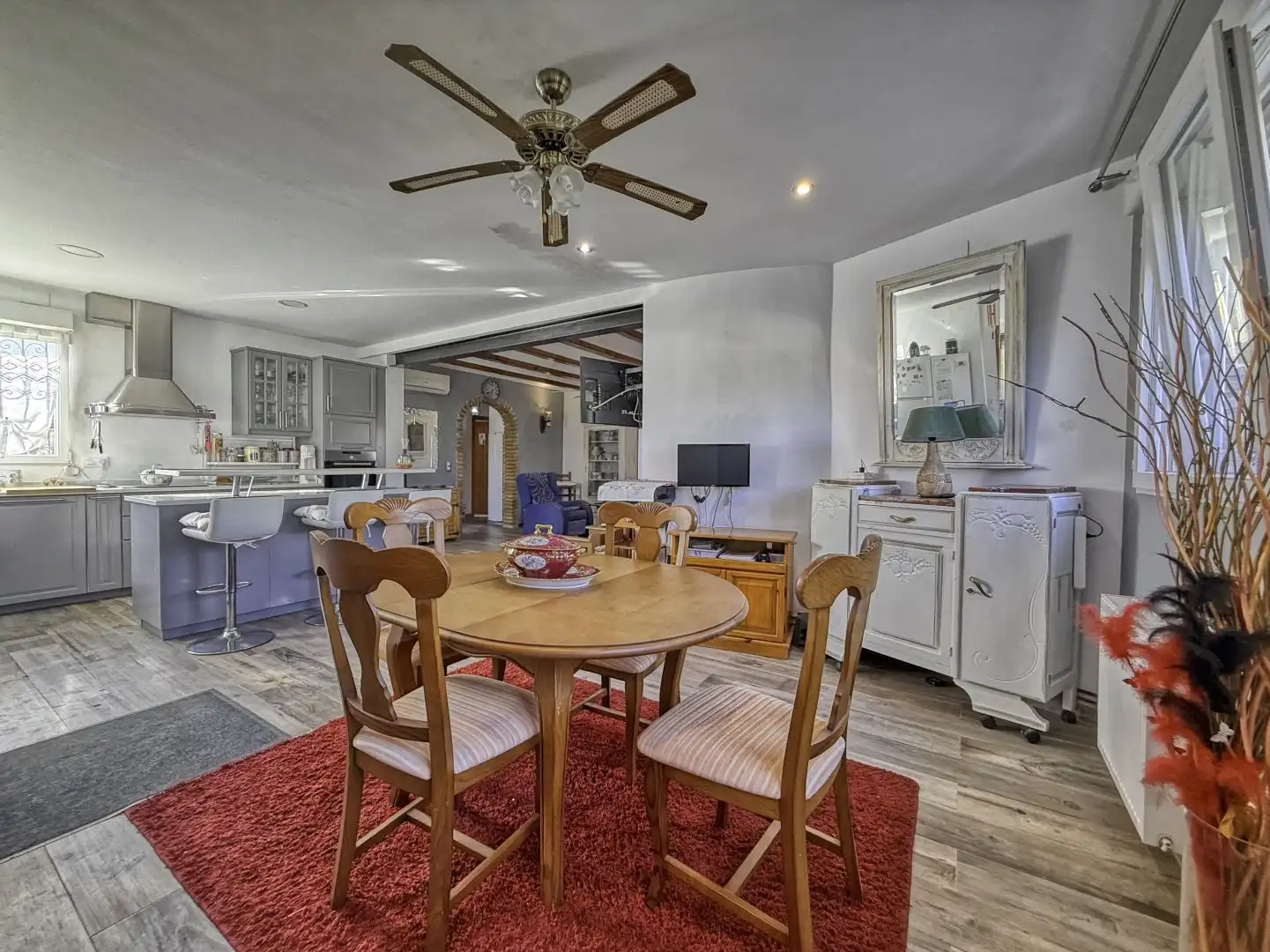 Dining room of Houses for sale in Els Poblets  with Air Conditioner, Heating and Terrace