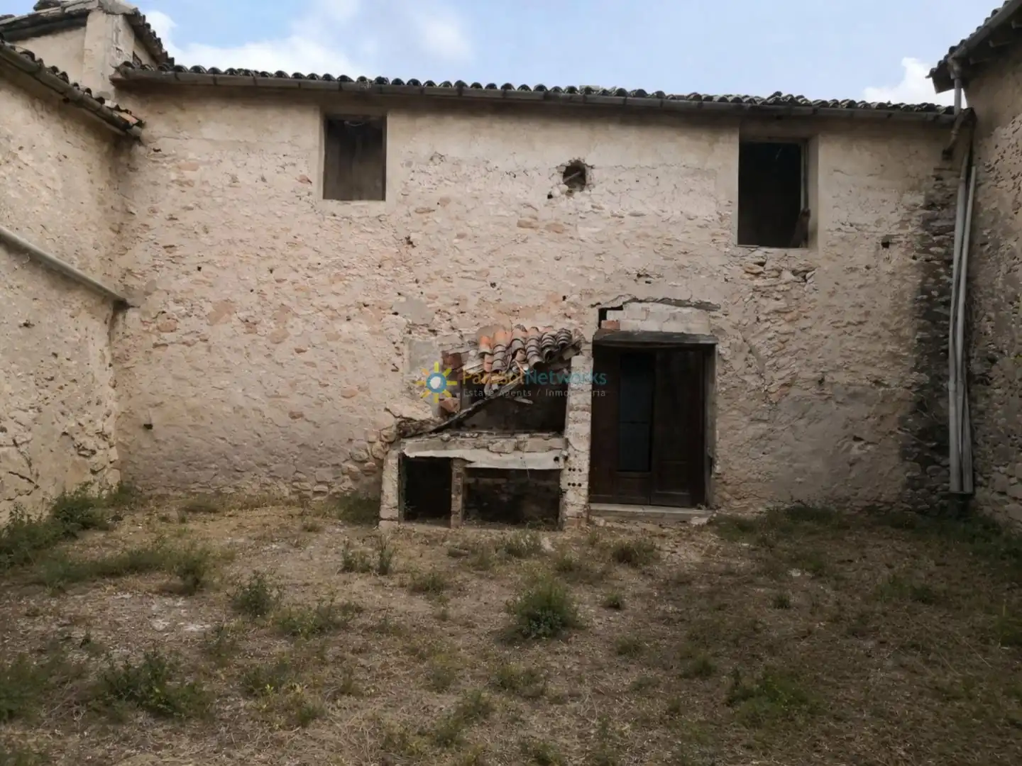 Vista exterior de Finca rústica en venda en Albaida amb Jardí privat