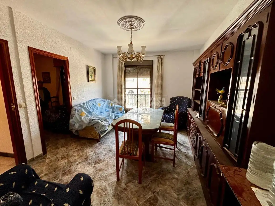 Living room of Houses for sale in Jódar  with Terrace, Furnished and Balcony