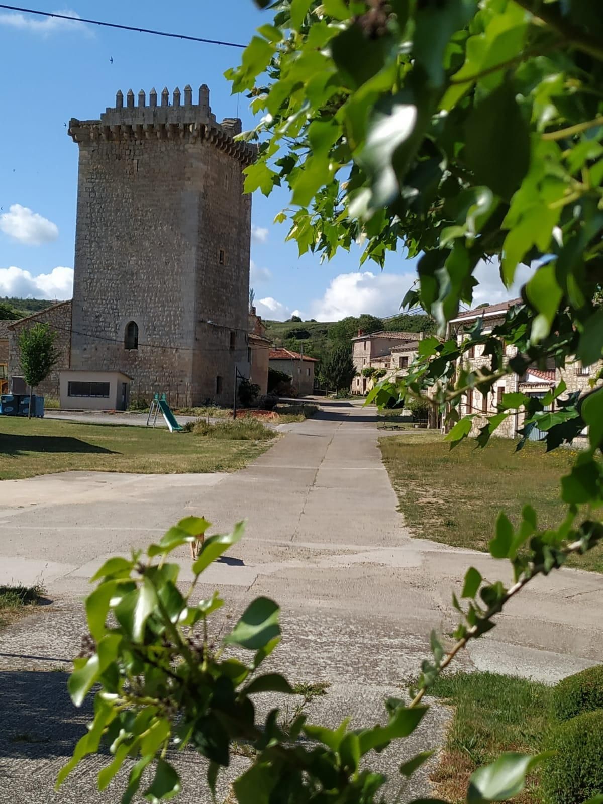 Exterior view of Country house for sale in Villadiego  with Private garden and Balcony