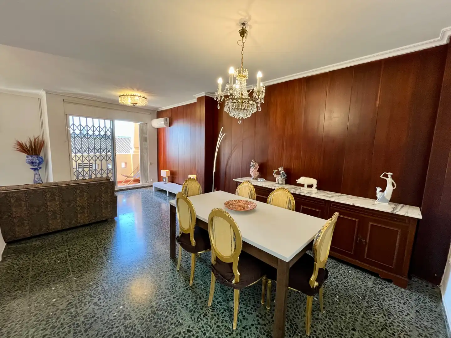Comedor de Piso de alquiler en Valencia con Aire acondicionado, Calefacción y Terraza
