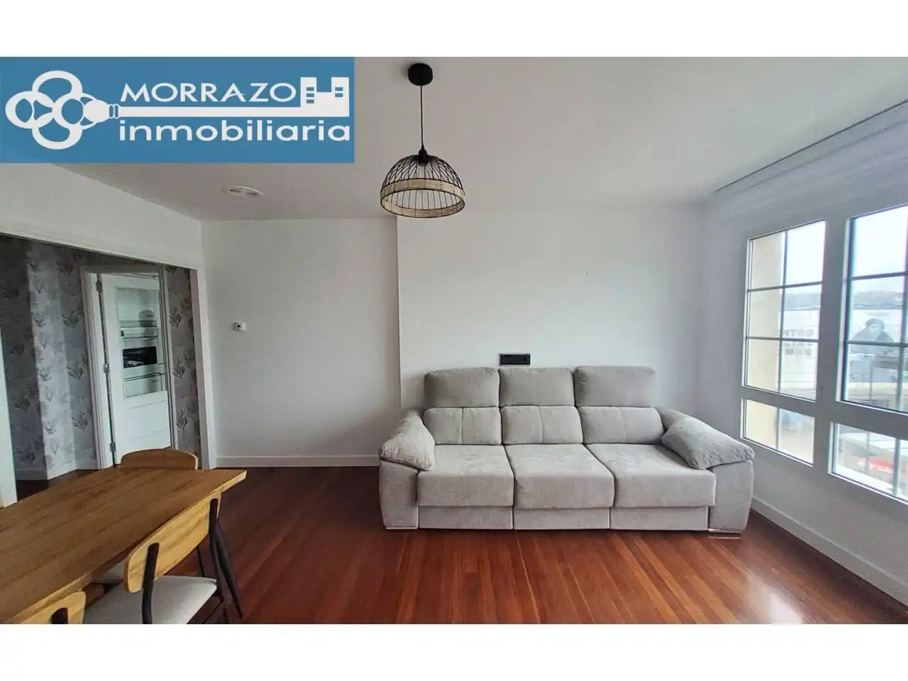 Living room of Flat for rent in Bueu  with Heating, Parquet flooring and Furnished