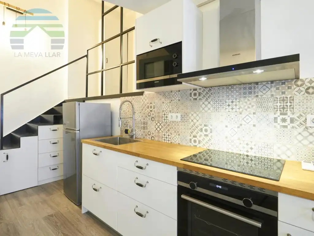 Cocina de Piso en venta en Barcelona con Aire acondicionado y Amueblado