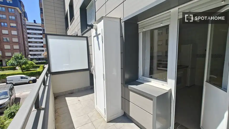 Terrassa de Apartament per a compartir en Leioa amb Aire condicionat, Calefacció i Terrassa