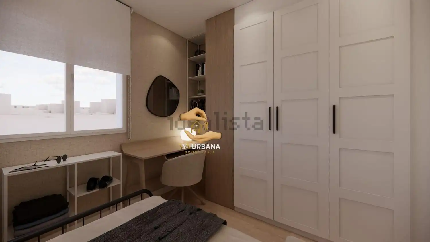 Bedroom of Flat for sale in Salamanca  with Heating, Furnished and Balcony