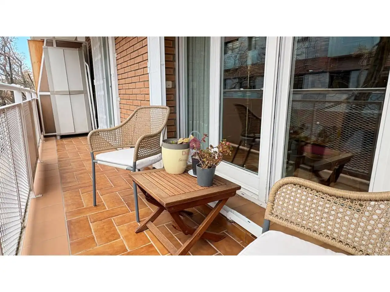 Terrasse von Wohnung zum Verkauf in Terrassa mit Klimaanlage, Heizung und Balkon