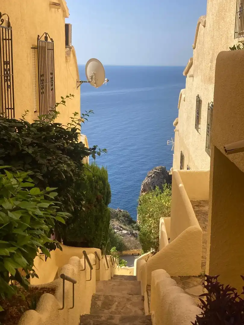 Balcony of Houses for sale in Moraira  with Air Conditioner, Heating and Private garden