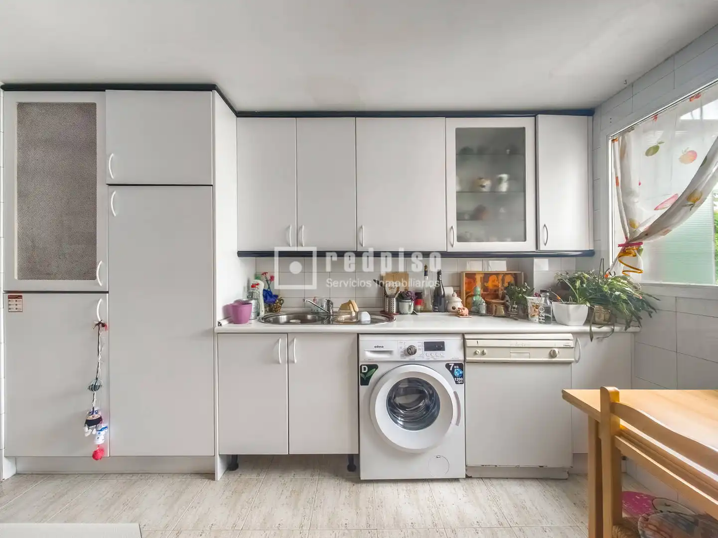 Kitchen of Flat for sale in Madrid  with Air Conditioner, Heating and Private garden