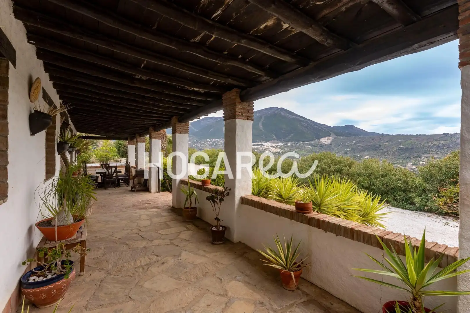 Terraza de Finca rústica en venta en Alcaucín con Jardín privado, Terraza y Piscina