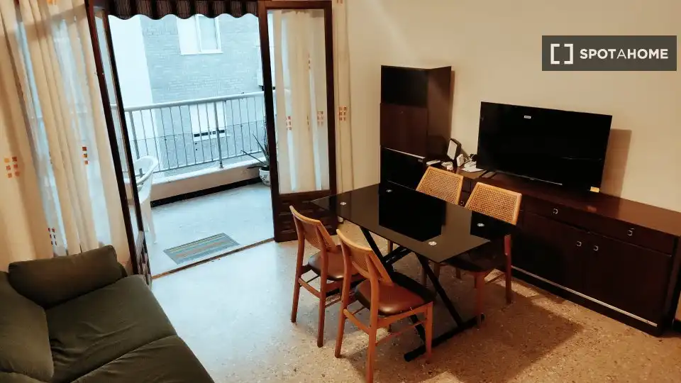 Living room of Flat for rent in Sueca  with Air Conditioner, Heating and Furnished