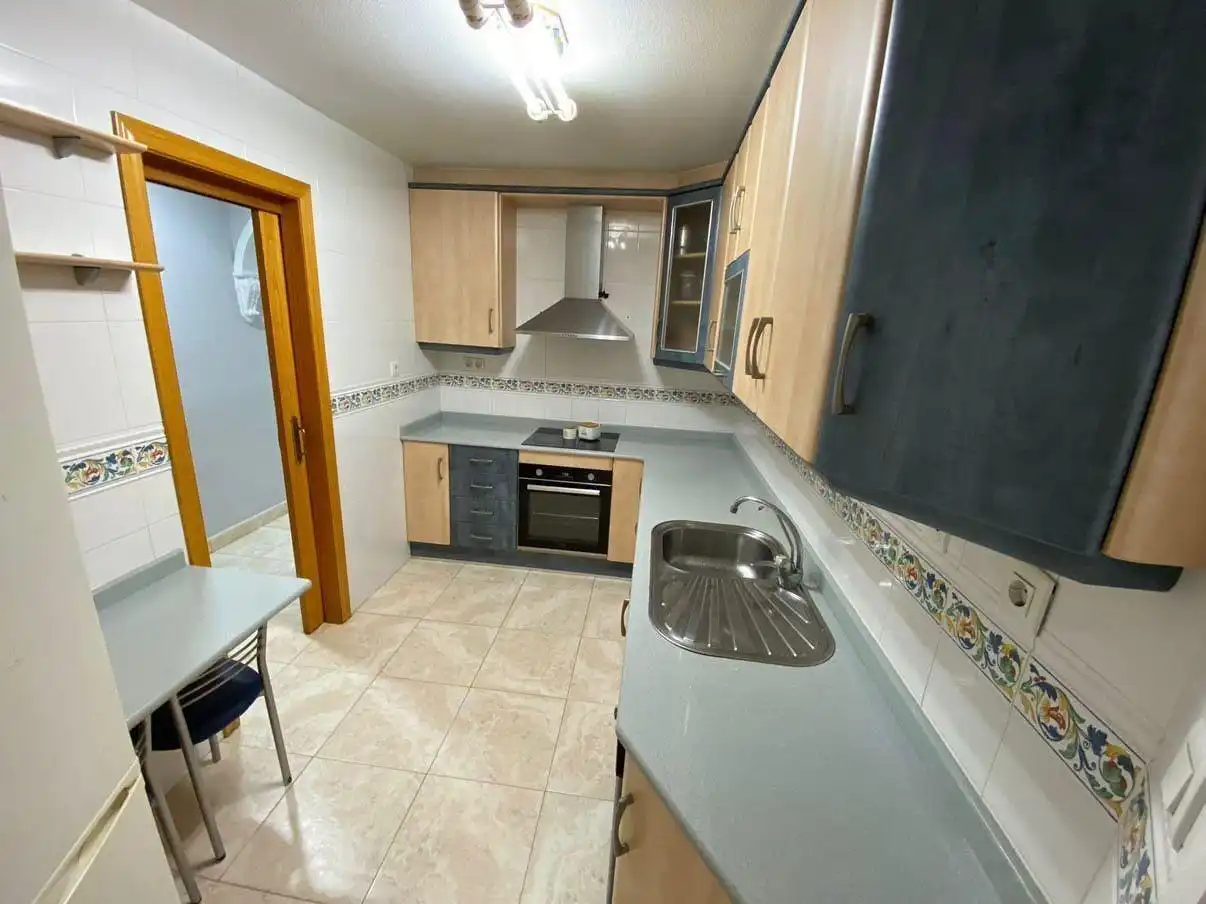 Kitchen of Flat for rent in Águilas  with Air Conditioner, Furnished and Balcony
