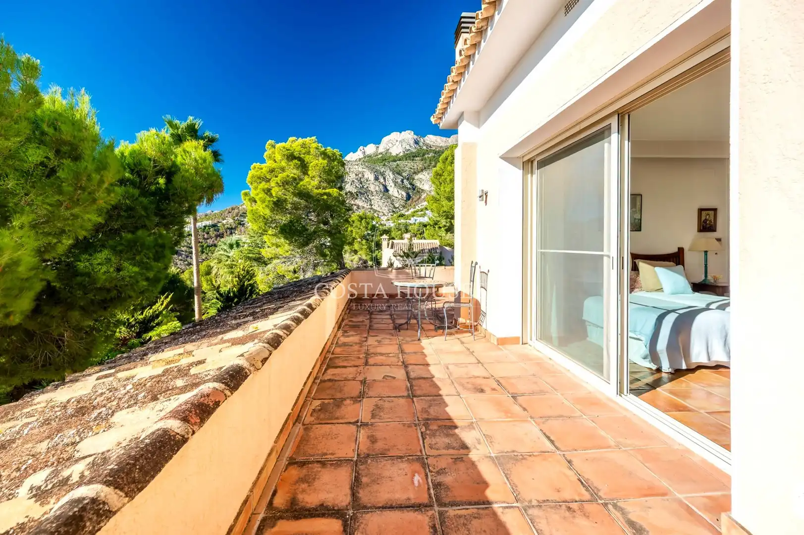 Vista exterior de Casa o chalet en venta en Altea con Aire acondicionado, Jardín privado y Terraza
