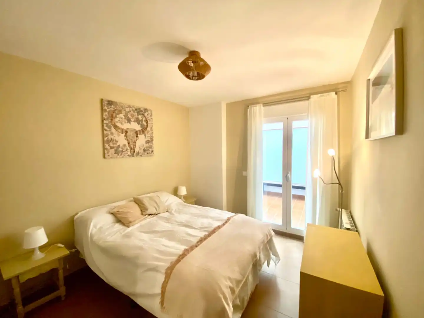 Schlafzimmer von Wohnung zur Miete in Ronda mit Möbliert