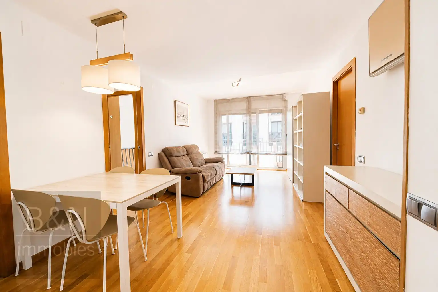 Sala de estar de Piso en venta en Terrassa con Aire acondicionado, Calefacción y Balcón