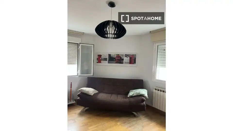 Sala de estar de Apartamento para compartir en Zaragoza con Aire acondicionado, Calefacción y Terraza
