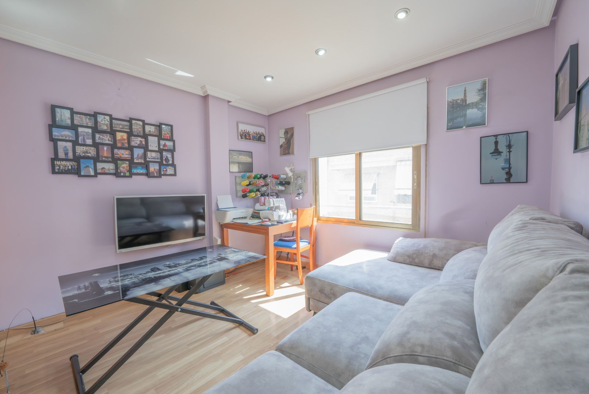 Living room of Flat for sale in San Vicente del Raspeig / Sant Vicent del Raspeig  with Air Conditioner