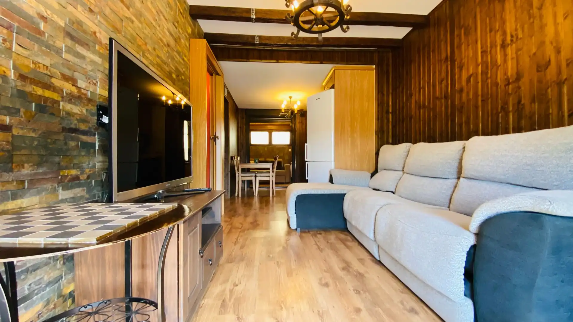 Sala de estar de Casa o chalet en venta en Valdelinares con Trastero, Amueblado y Balcón
