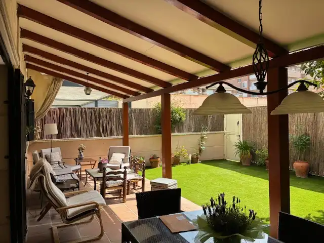 Terrace of Flat for sale in Sant Feliu de Llobregat  with Air Conditioner, Heating and Private garden
