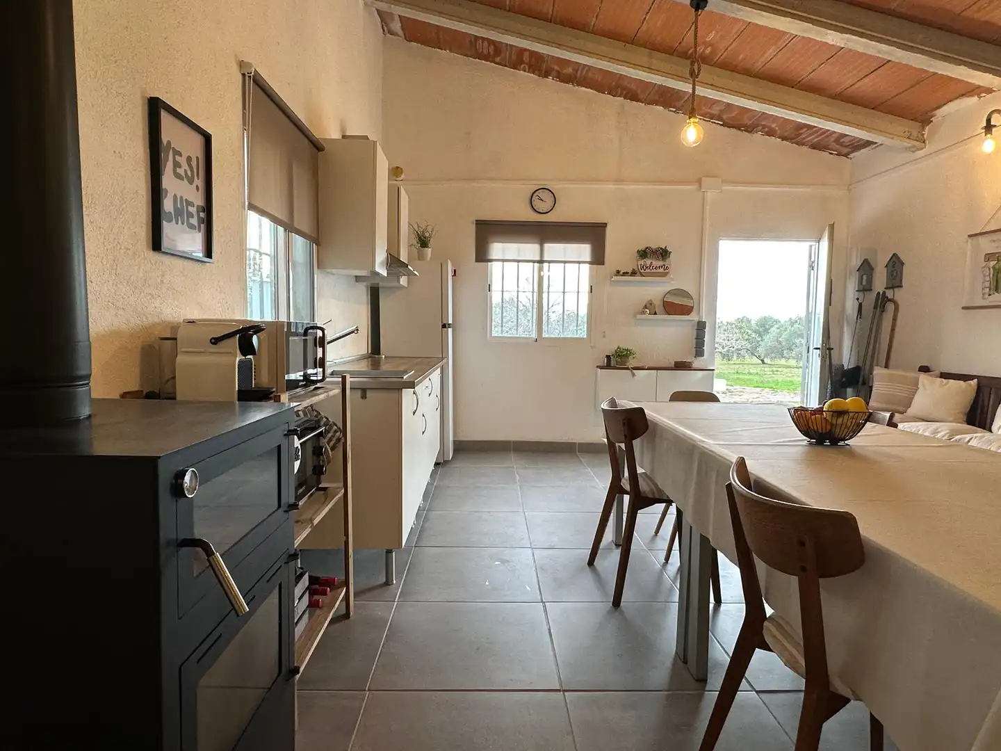 Cocina de Finca rústica en venta en Valls con Aire acondicionado, Calefacción y Jardín privado