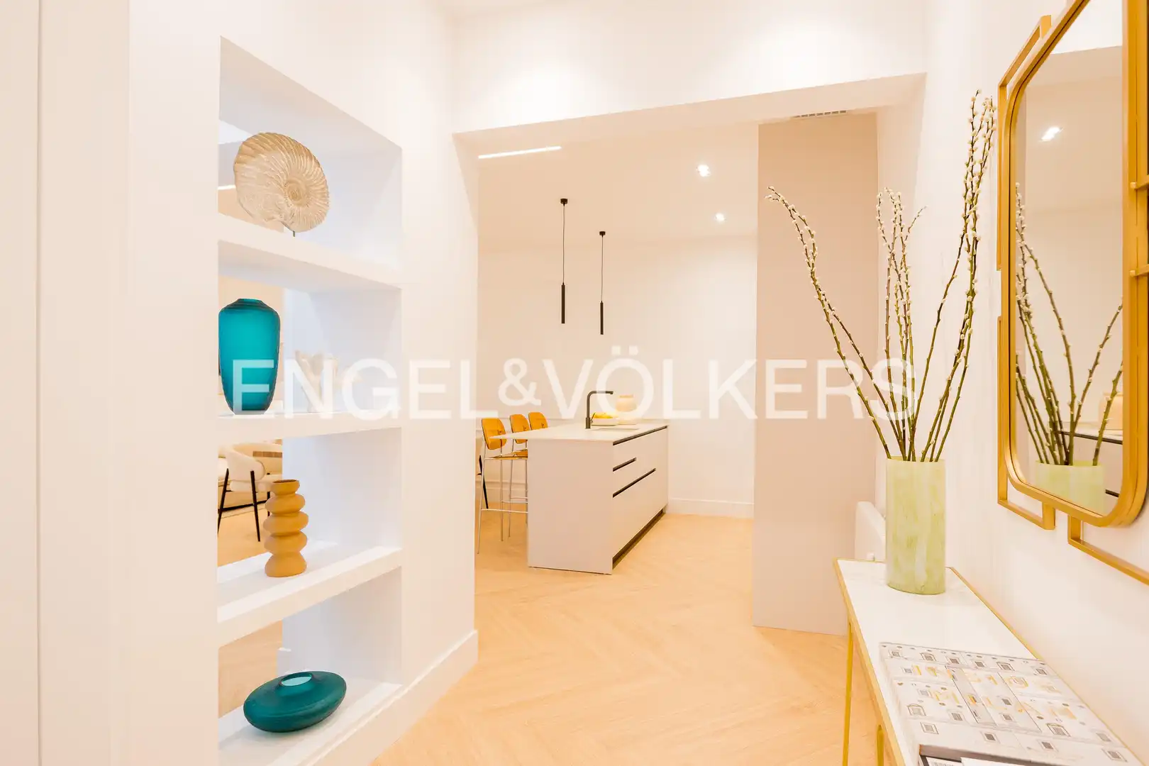 Küche von Wohnung zum Verkauf in Madrid mit Klimaanlage, Heizung und Parkett