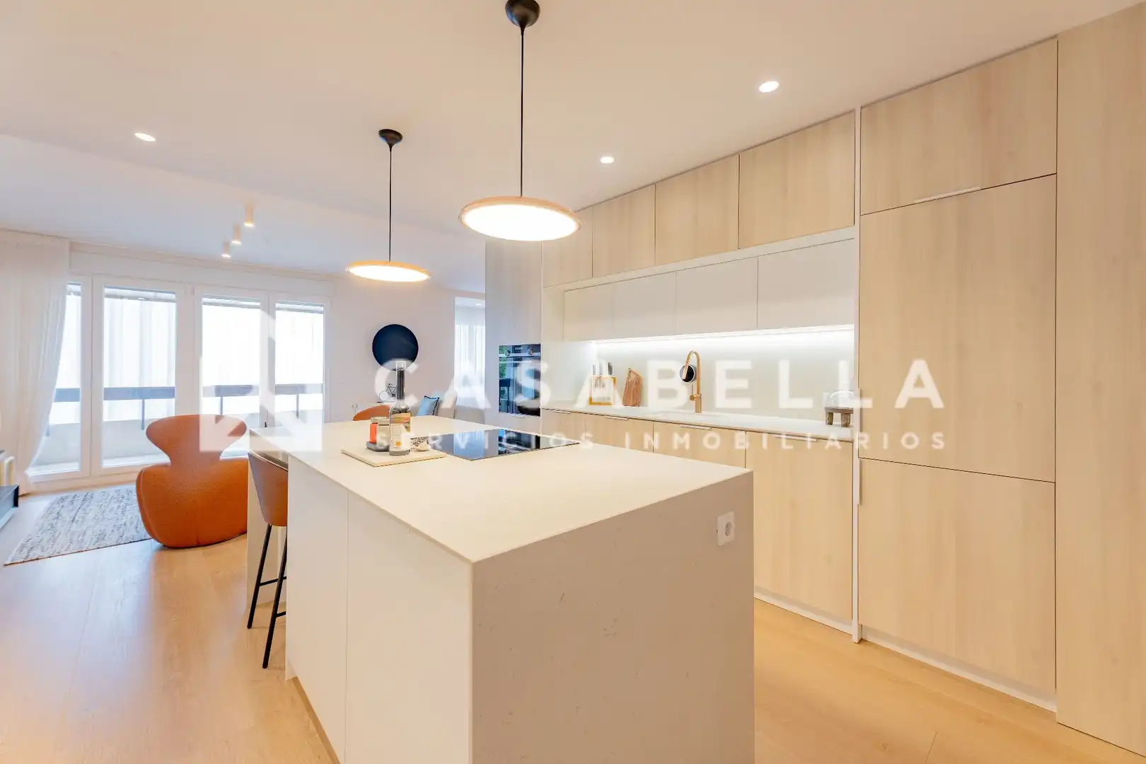 Kitchen of Flat for sale in Valencia  with Air Conditioner, Heating and Terrace