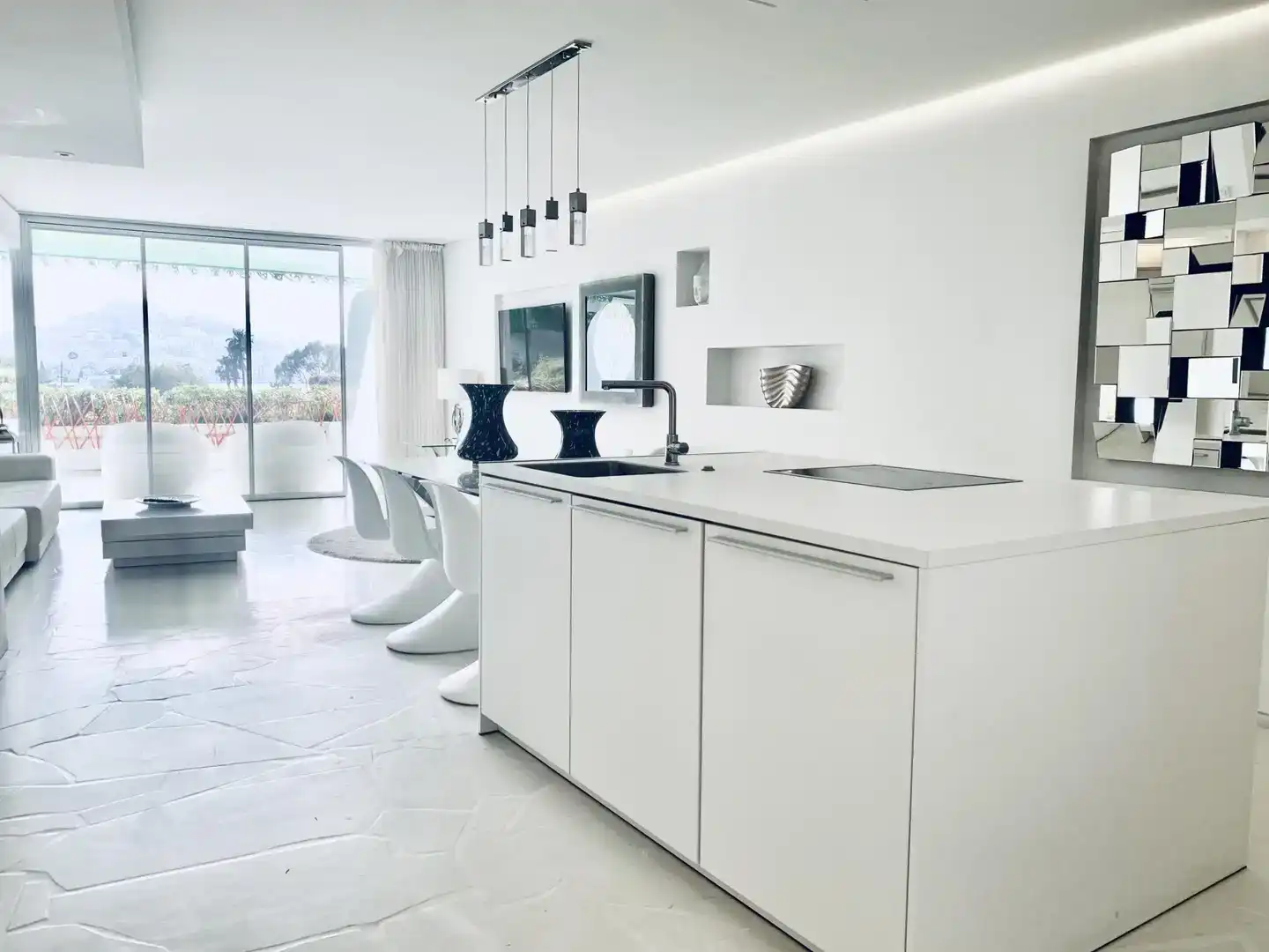 Cocina de Apartamento de alquiler en Marina Botafoc - Platja de Talamanca