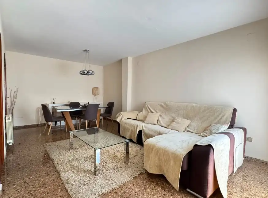 Wohnzimmer von Maisonette zur Miete in Castellón de la Plana / Castelló de la Plana mit Klimaanlage, Heizung und Terrasse