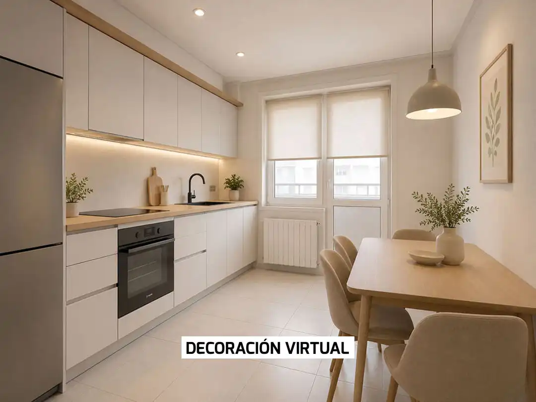 Kitchen of Flat for sale in Vitoria - Gasteiz  with Heating, Storage room and Furnished