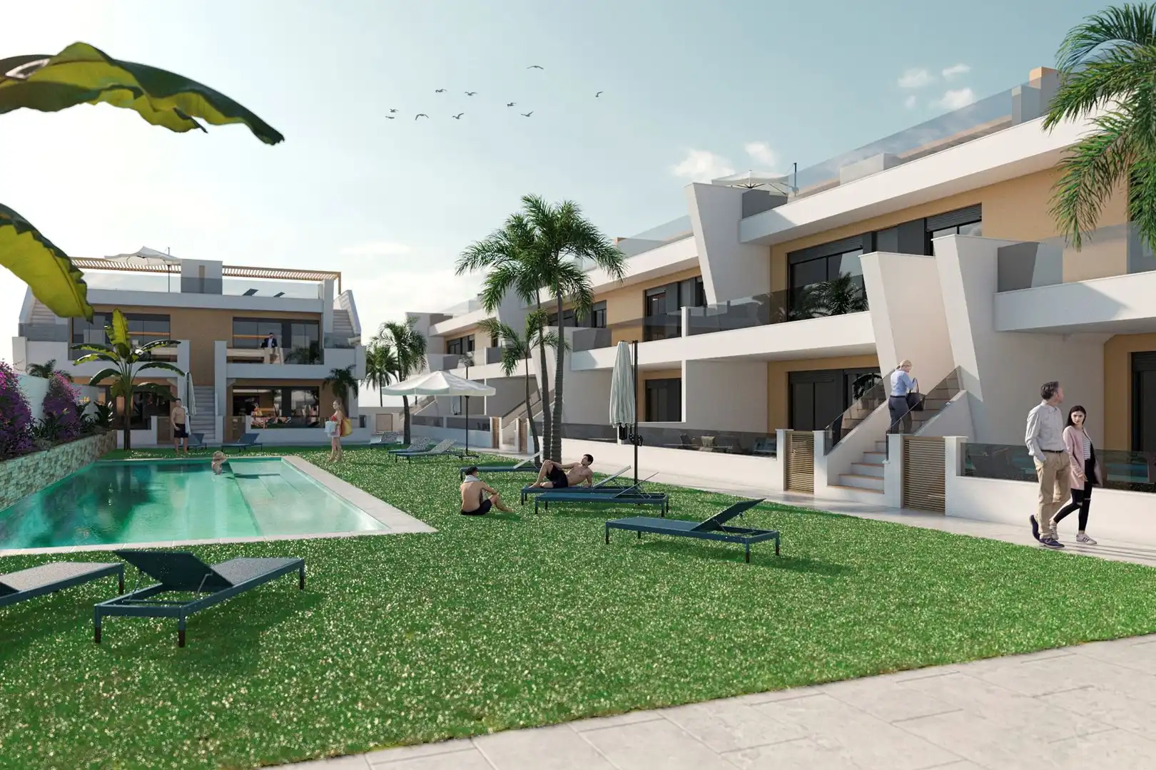 Vista exterior de Apartamento en venta en San Pedro del Pinatar con Balcón