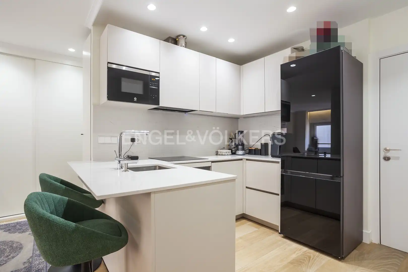 Kitchen of Flat for rent in Madrid  with Air Conditioner, Heating and Furnished