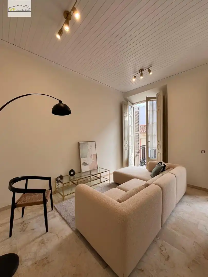 Living room of Flat for sale in Málaga  with Air Conditioner and Balcony