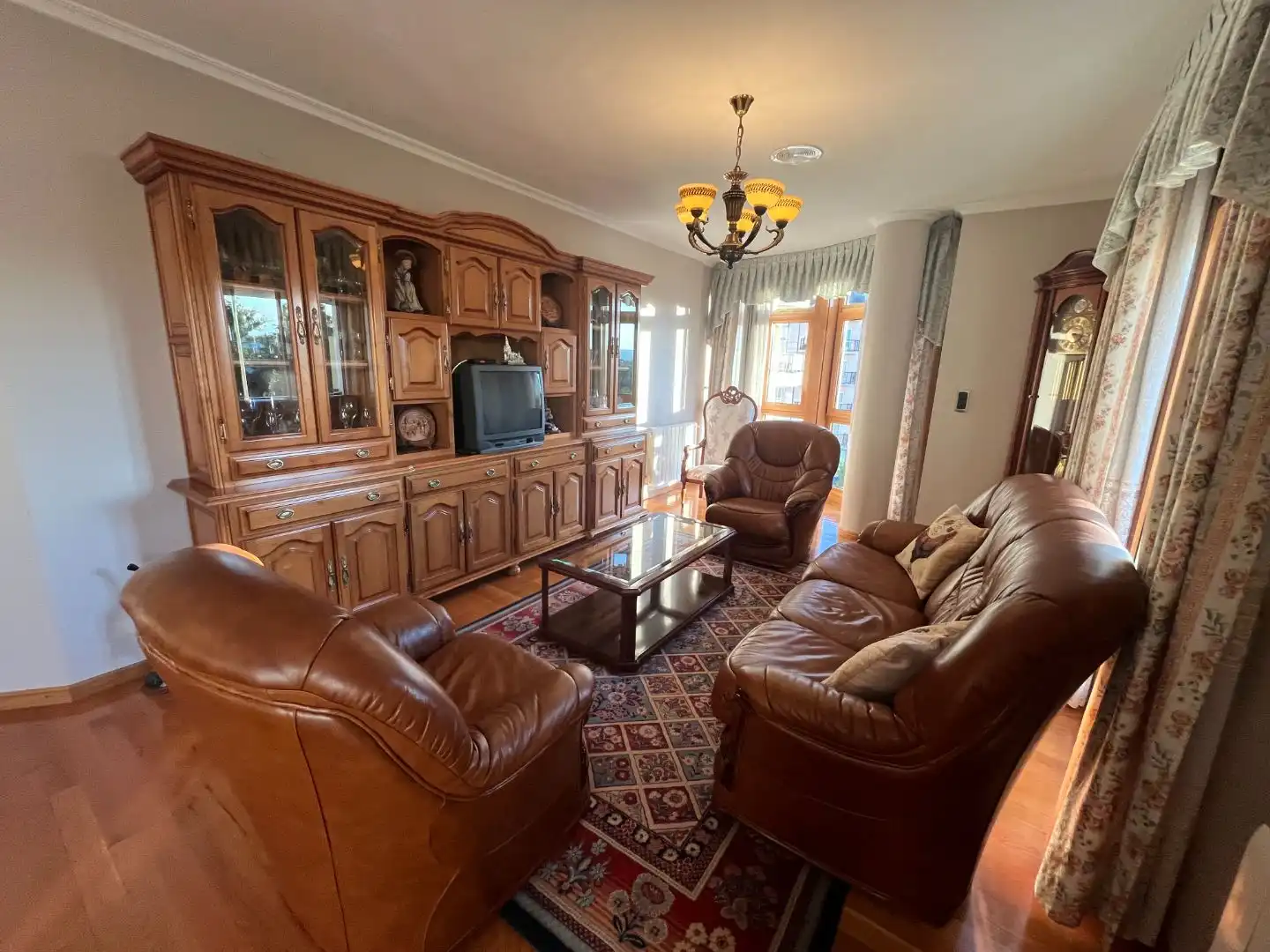 Living room of Duplexes for sale in Monforte de Lemos  with Heating, Private garden and Parquet flooring