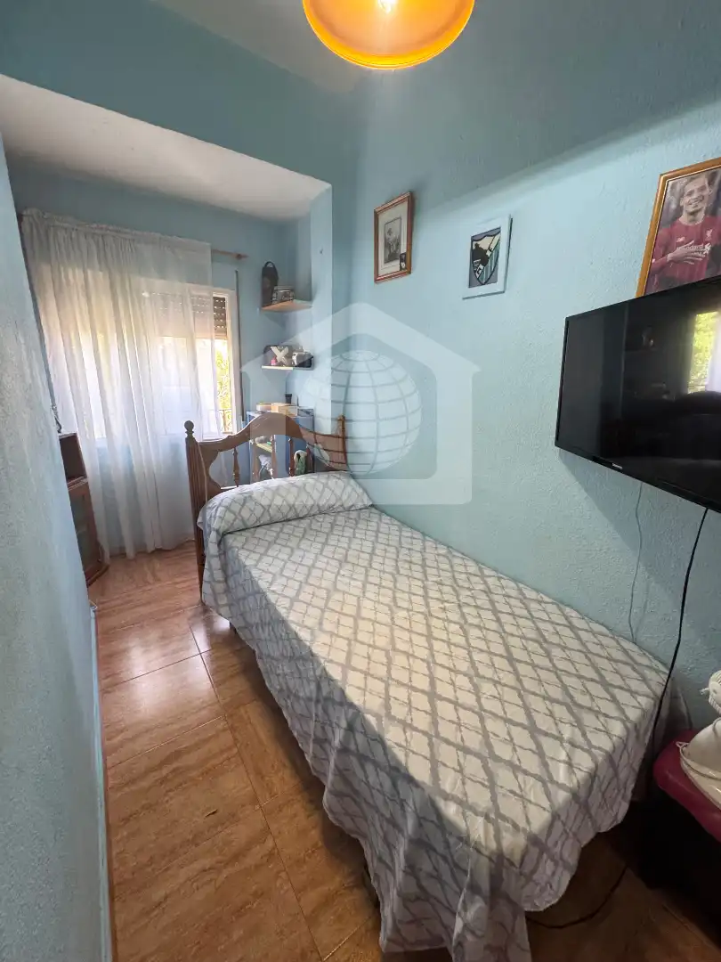 Bedroom of Flat for sale in Málaga  with Air Conditioner and Furnished