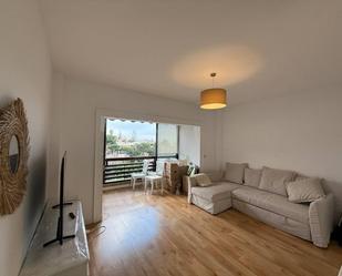 Living room of Flat to rent in Málaga Capital  with Private garden, Swimming Pool and Balcony