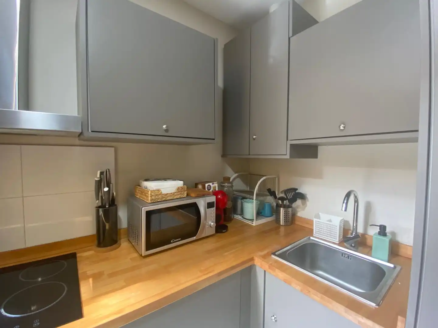 Küche von Wohnung zur Miete in Madrid mit Heizung und Möbliert