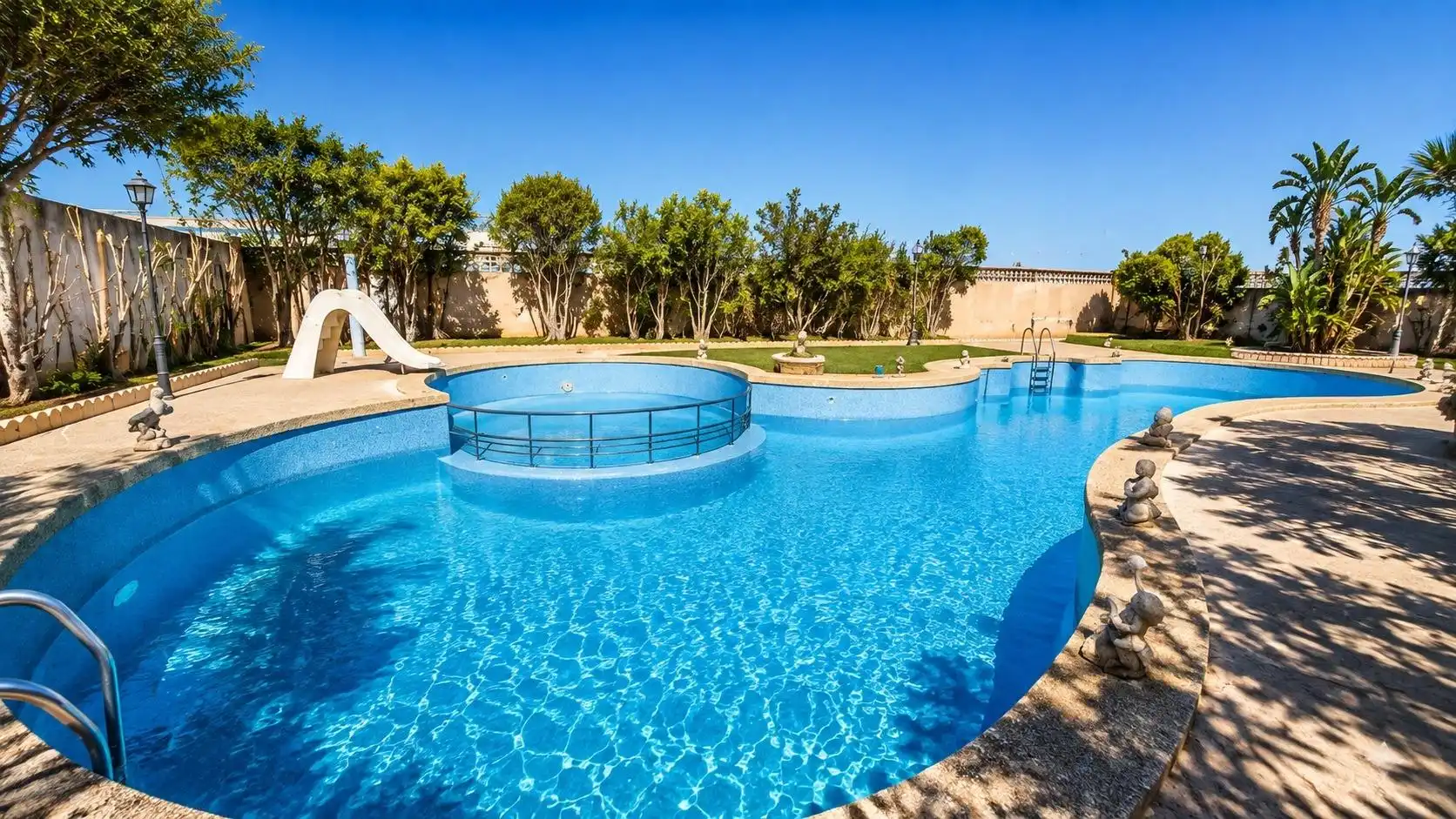 Swimming pool of Houses for sale in Fuente Álamo de Murcia  with Air Conditioner, Private garden and Terrace