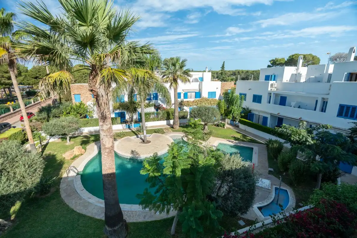 Schwimmbecken von Dachboden zum Verkauf in Santa Eulària des Riu mit Klimaanlage, Heizung und Schwimmbad