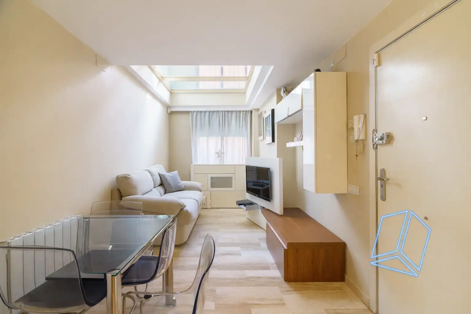 Sala de estar de Dúplex en venta en Barcelona con Calefacción
