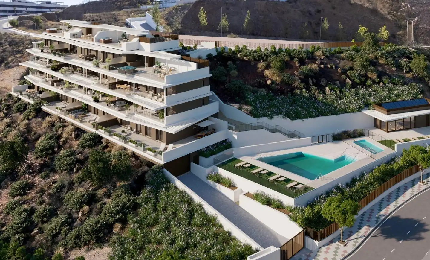Vista exterior de Apartamento en venta en Rincón de la Victoria con Aire acondicionado, Terraza y Trastero