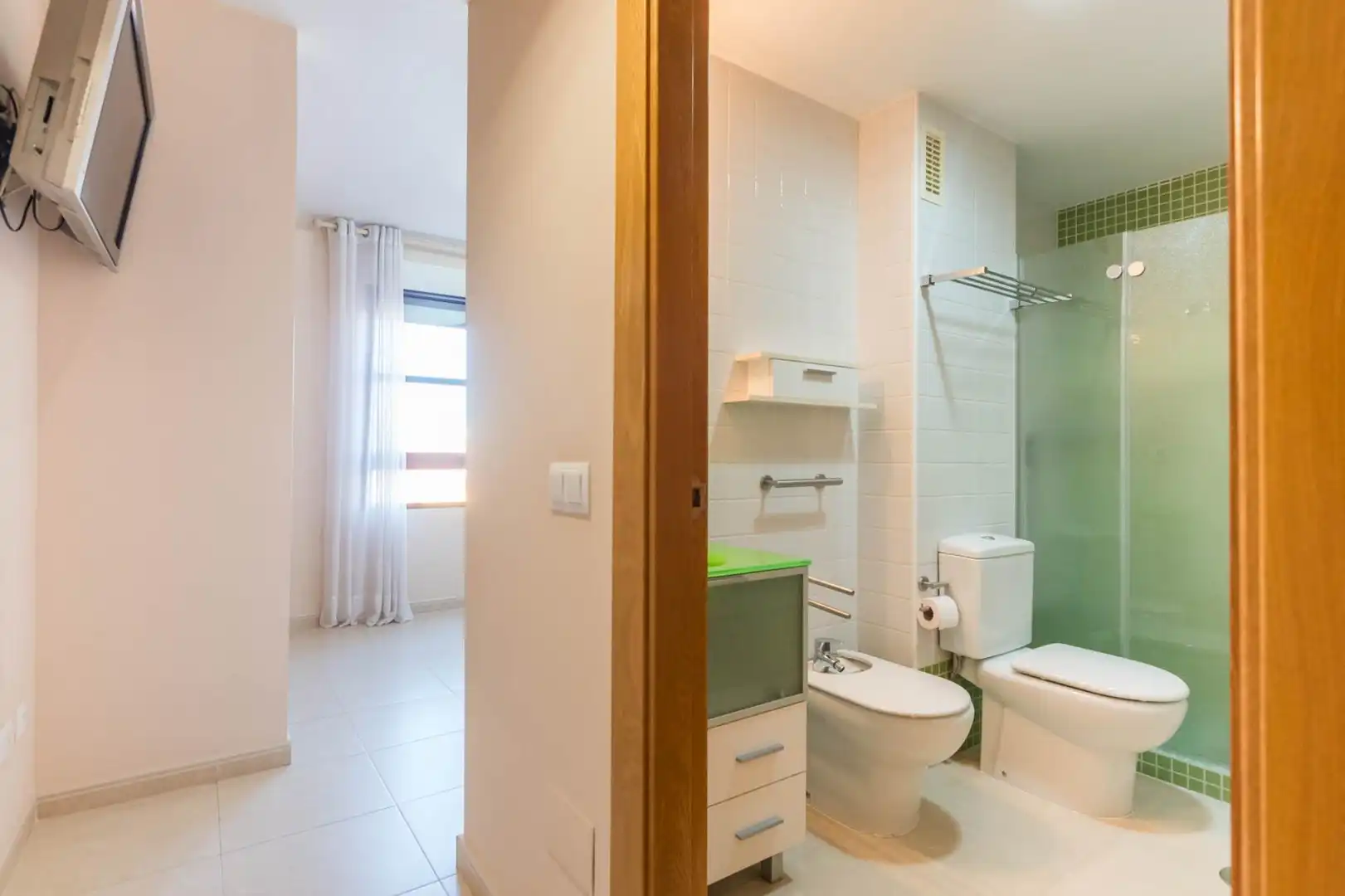 Bathroom of Flat for rent in Murcia  with Air Conditioner, Furnished and Balcony