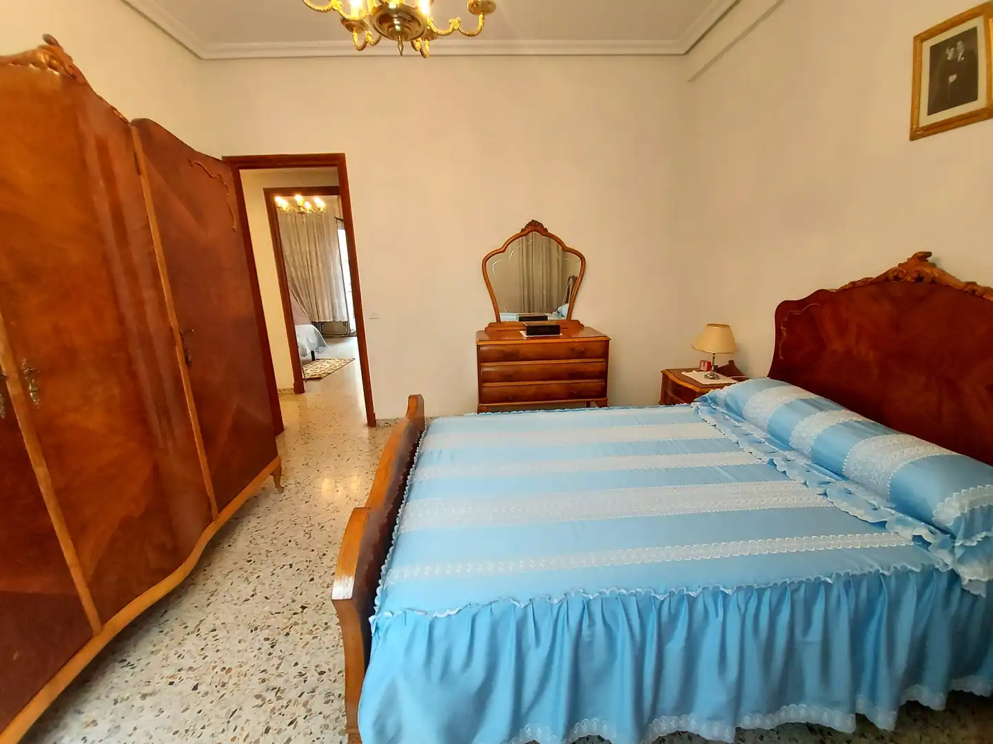 Bedroom of Flat for sale in  Logroño  with Heating and Balcony