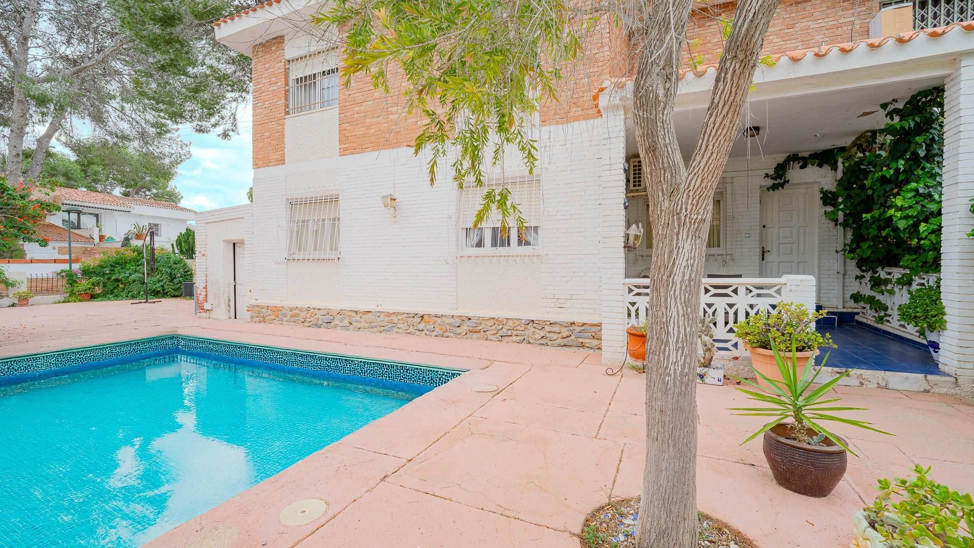Piscina de Casa o xalet en venda en Pilar de la Horadada amb Jardí privat, Terrassa i Piscina