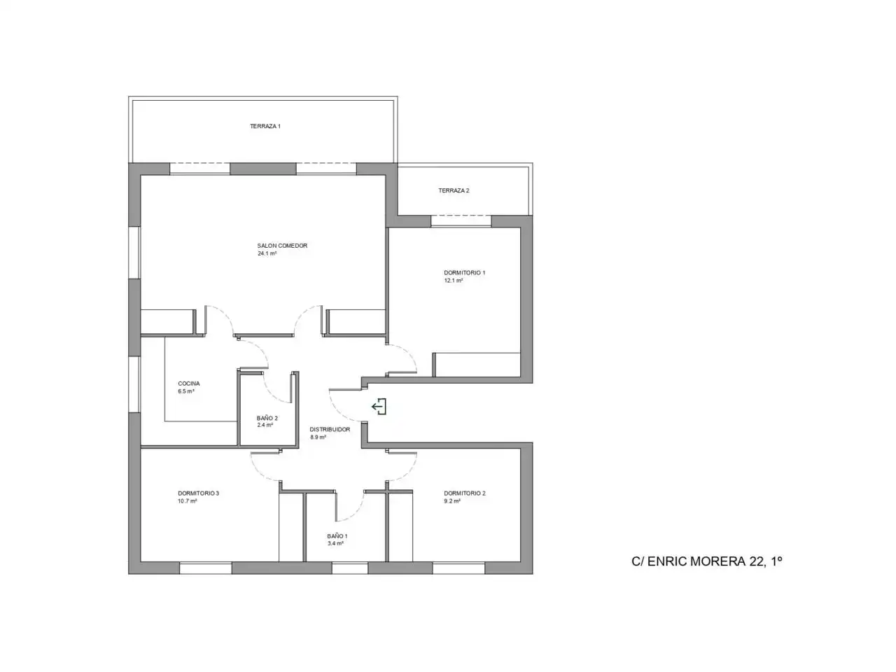Wohnung mit Terrasse zum Verkauf in Can Girona - Terramar - Vinyet, imagen 25