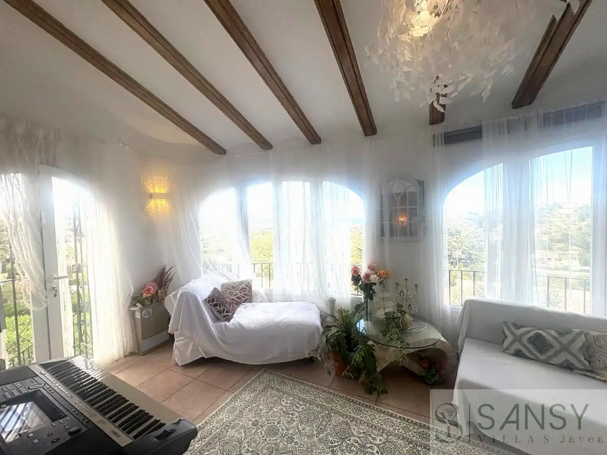 Living room of Houses for sale in Jávea / Xàbia  with Air Conditioner, Heating and Storage room
