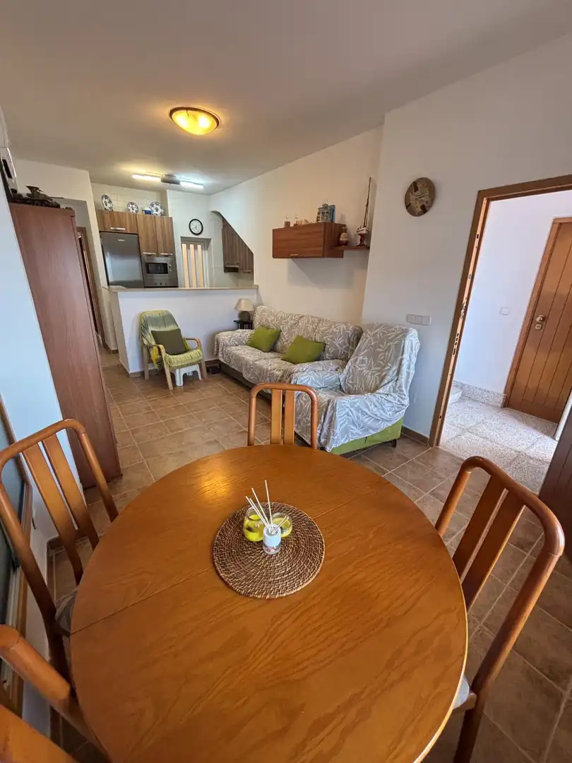 Wohnzimmer von Wohnung zum Verkauf in Cartagena mit Klimaanlage, Privatgarten und Terrasse