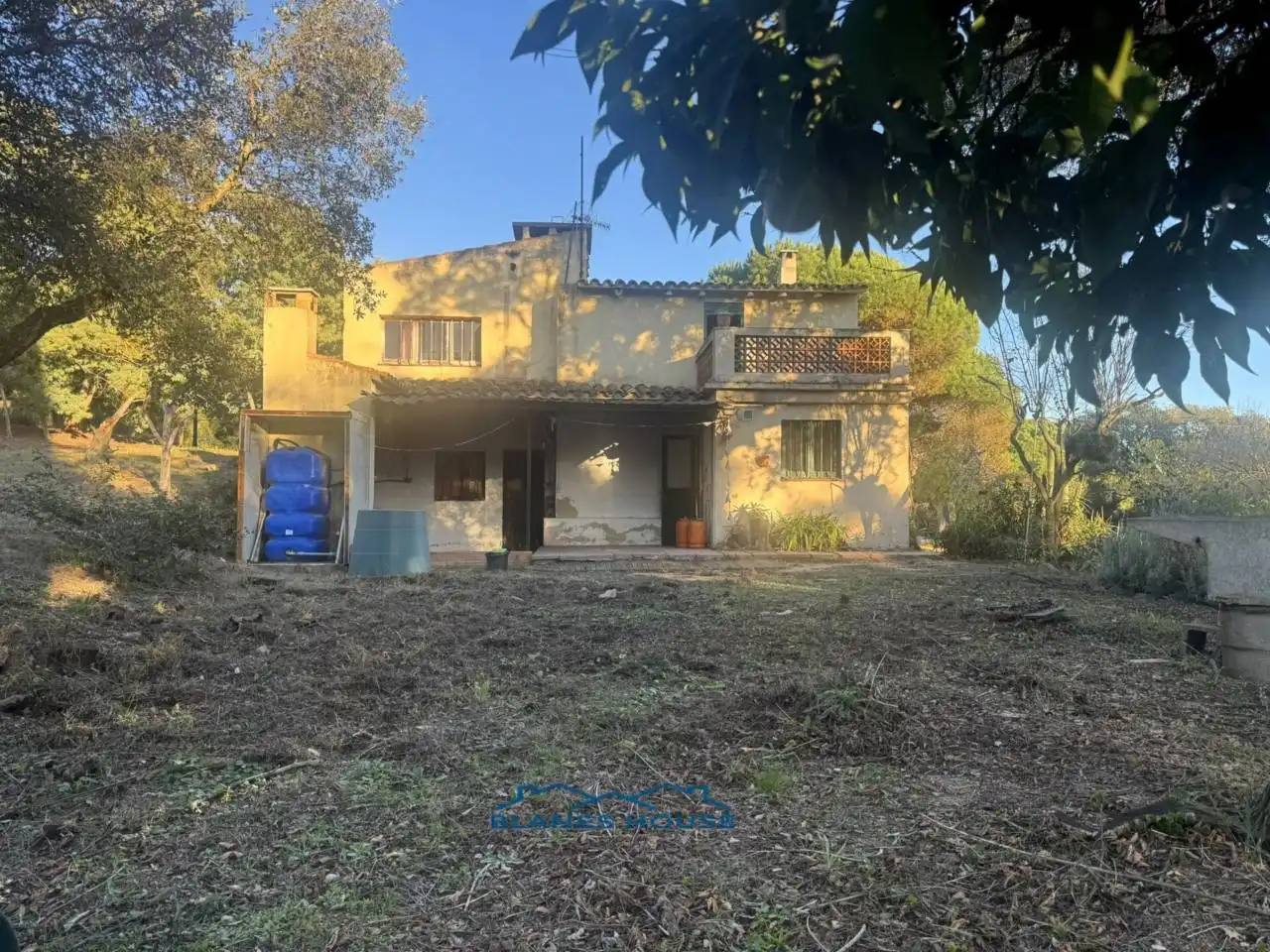 Vista exterior de Finca rústica en venda en Tordera amb Jardí privat