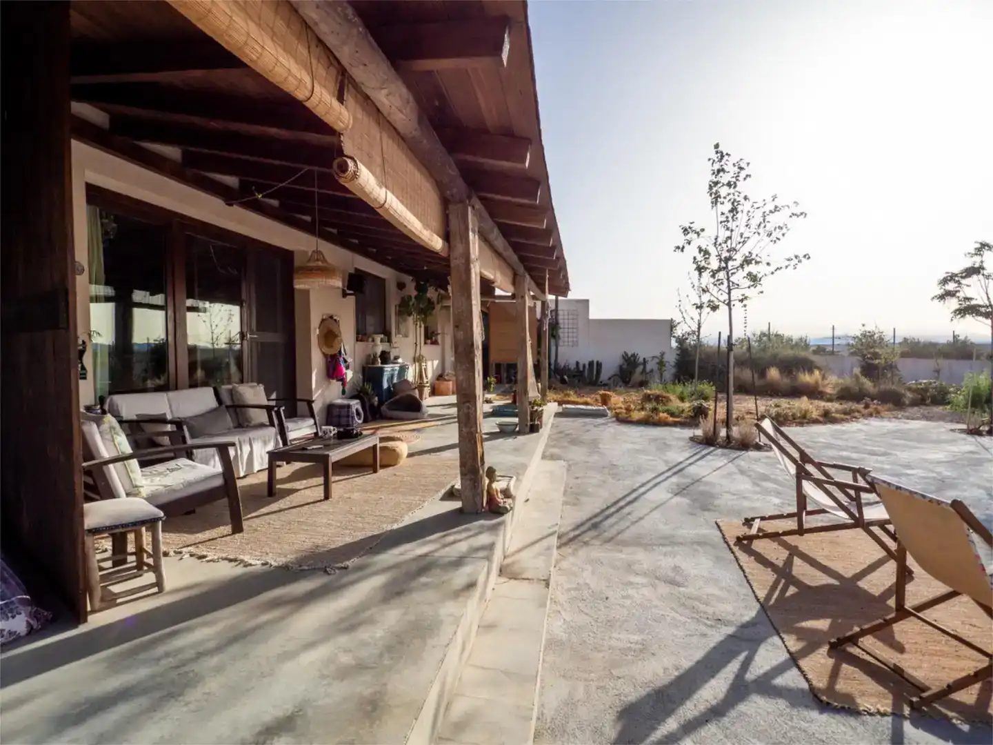 Terrassa de Finca rústica en venda en Alhama de Granada amb Aire condicionat i Piscina