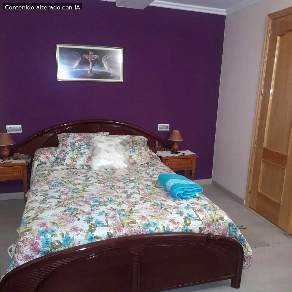 Habitación de Casa adosada en venta en Cascante del Río con Calefacción, Terraza y Balcón