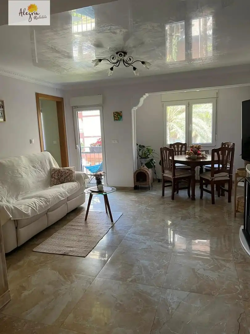 Sala de estar de Apartamento de alquiler en Valencia con Aire acondicionado, Calefacción y Amueblado